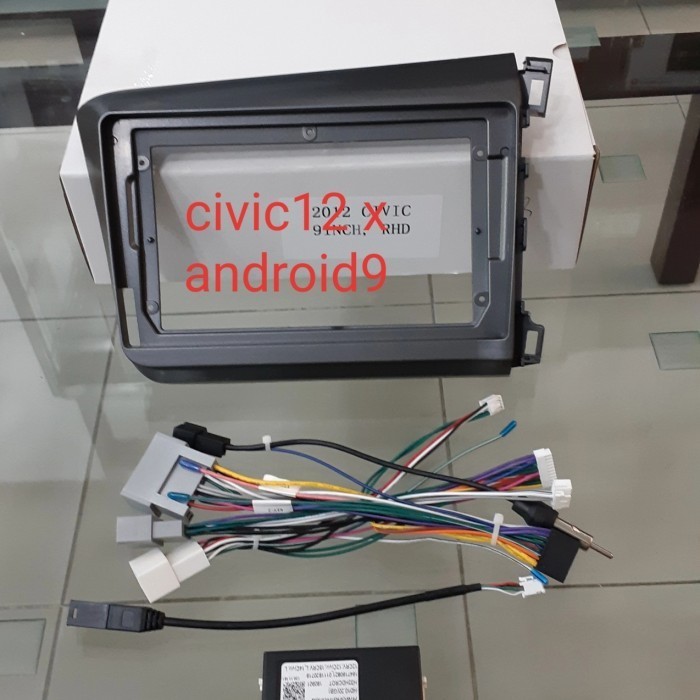 Bisa Gosend Frame Android Civic Fb 12-16 +Canbus 9Inci