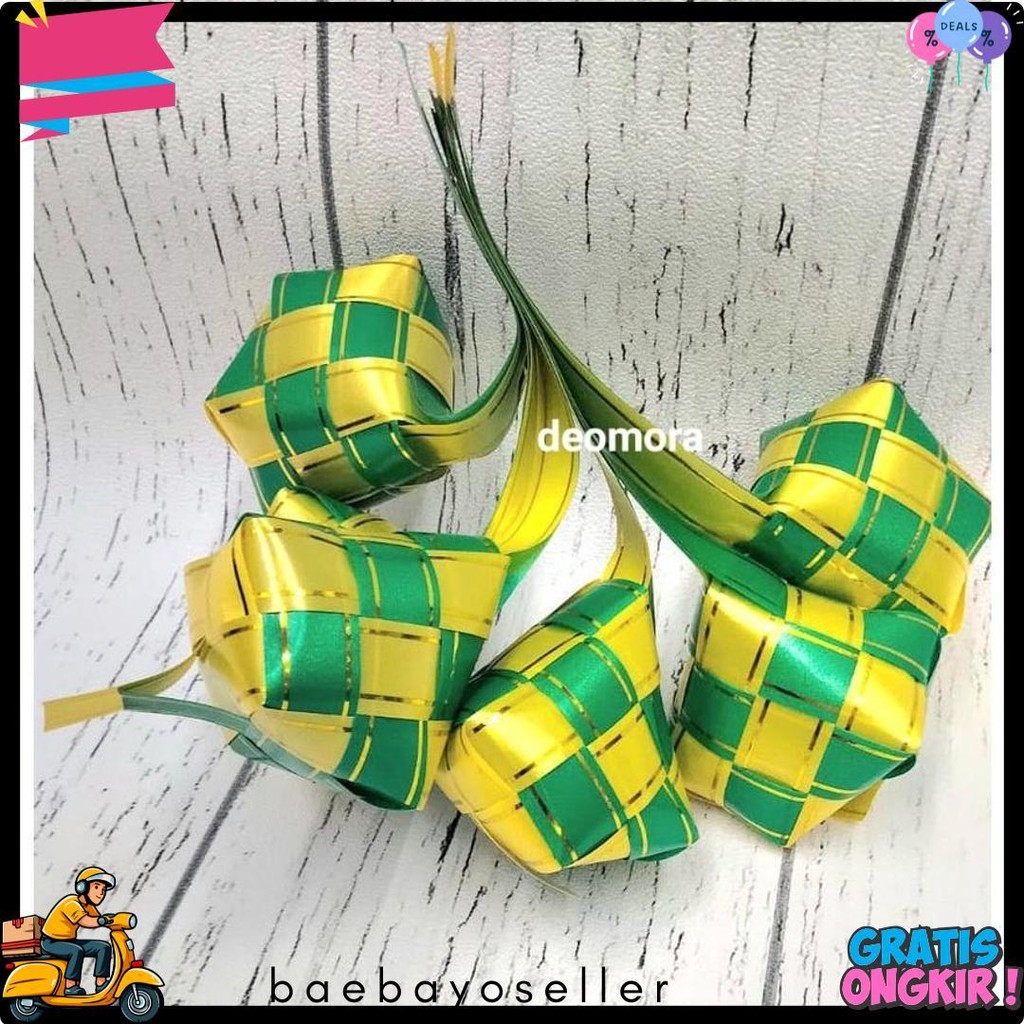 

Grosir Ketupat Hiasan Lebaran Ketupat Pita Idul Fitri Flash Sale! Diskon Hingga 70%