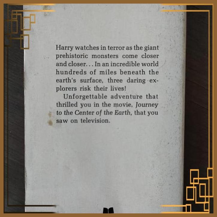 [KBB] BUKU NOVEL TO THE CENTER OF THE EARTH. JULES VERNE