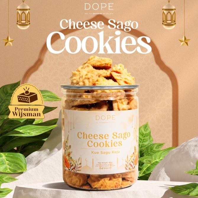 

New Dope Sagu Keju / Kue Kering Sagu Wijsman Keju Premium Camilan Kue Kering Sagu Keju Pengiriman Cepat