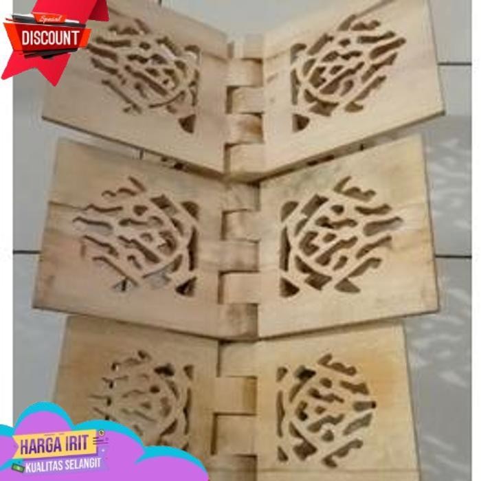 DISKON MEJA LIPAT REKAL AL-QUR'AN ASLI UKIRAN JEPARA