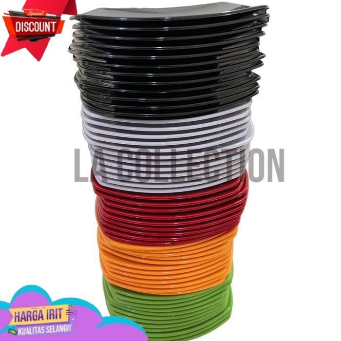 TRENDING ( 1 LUSIN ) PIRING COREL KECIL I-ONE / PIRING DESSERT / PIRING MAKAN PLASTIK 12PCS