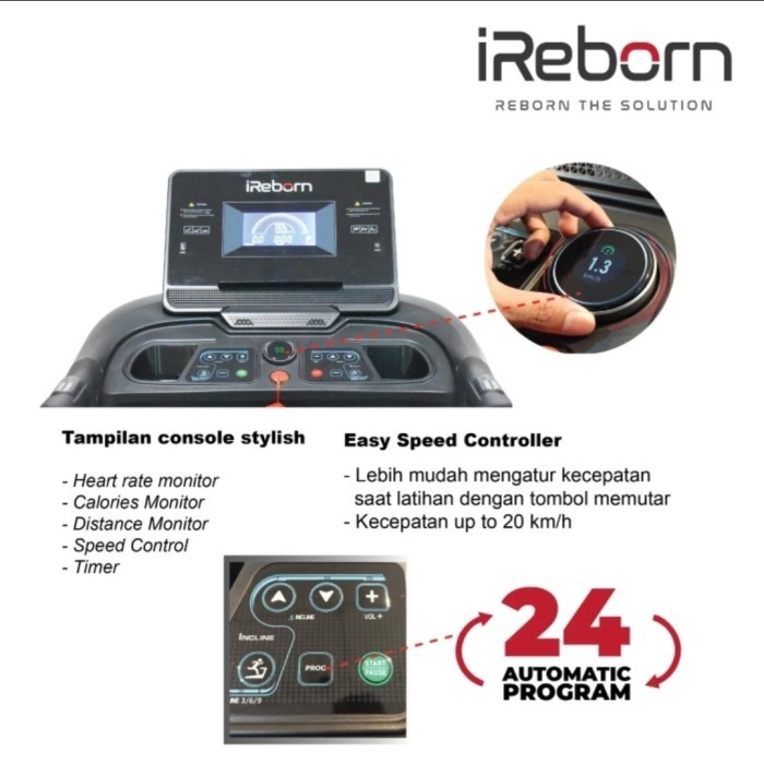 Ylia Treadll Ireborn New Florence- Ireborn Alat Fitness