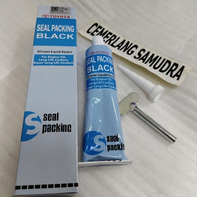 LEM SEALER LEM SILICONE HITAM LEM PACKING BLACK TOYOTA