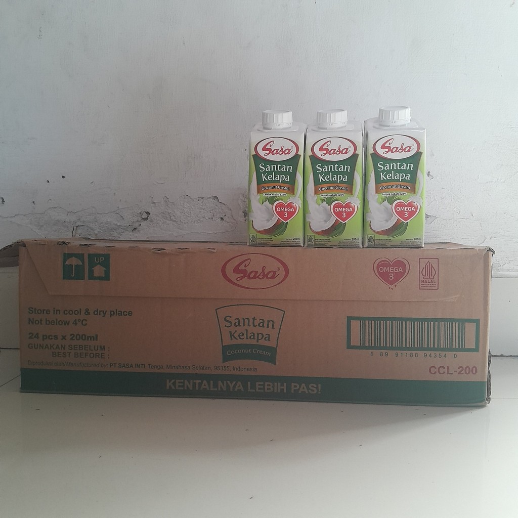 

Santan Instant SASA 200ML x 24
