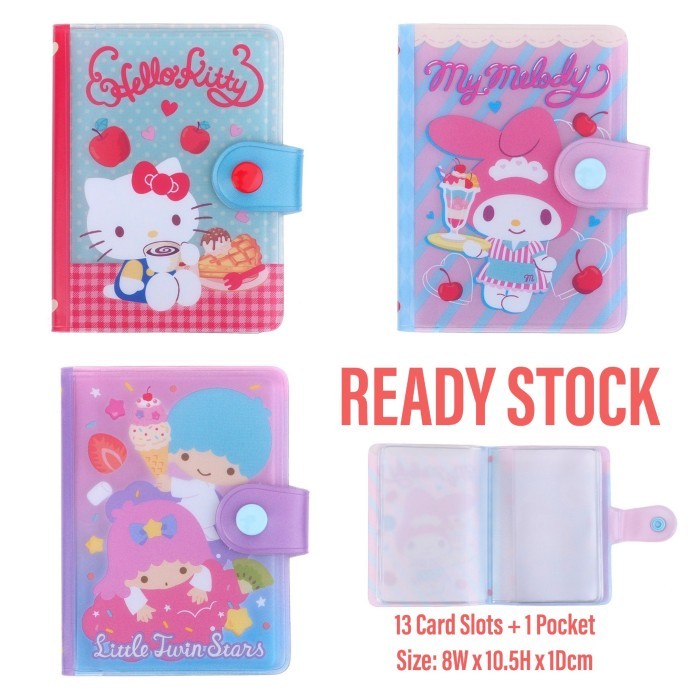

Card Holder 13 Slots + 1 Pocket Sanrio Original