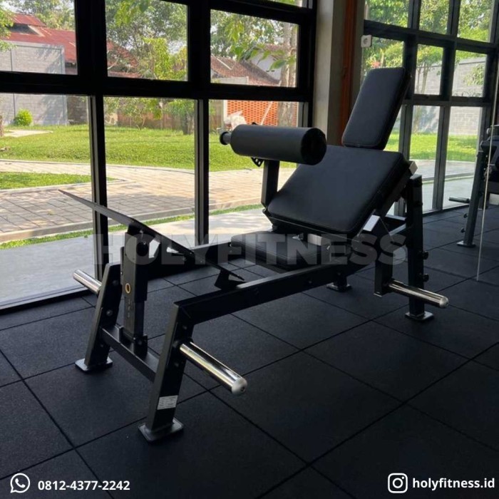 Ylia Hip Thrust Dhz E3092 Alat Fitness Fitnes Gym Gul Commercial Grade