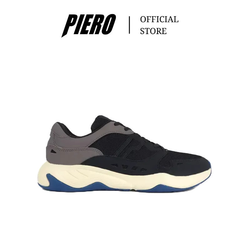 PIERO SNEAKERS PRIA ERGO STREET DARK GREY OFF WHITE P21000