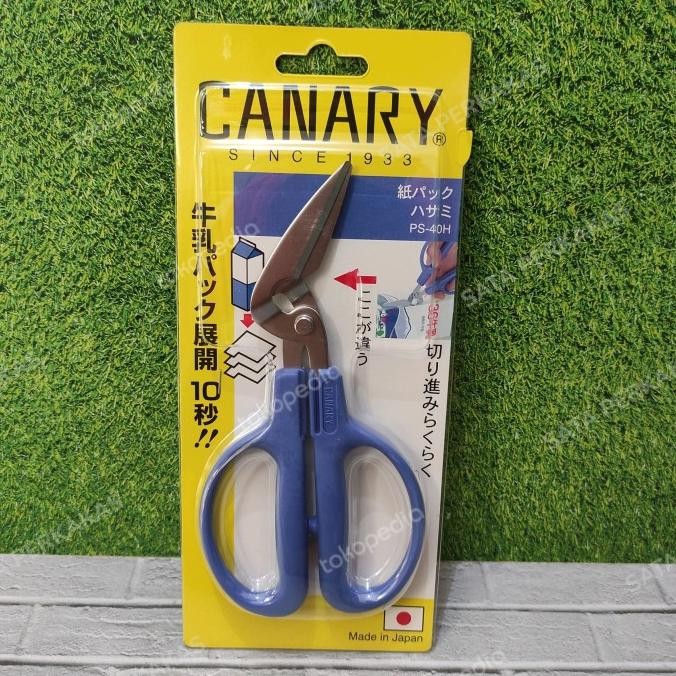 

Terlaris Canary Gunting Serba Guna Paper Bottle Scissors Ps-40H Made In Japan Ready Stok