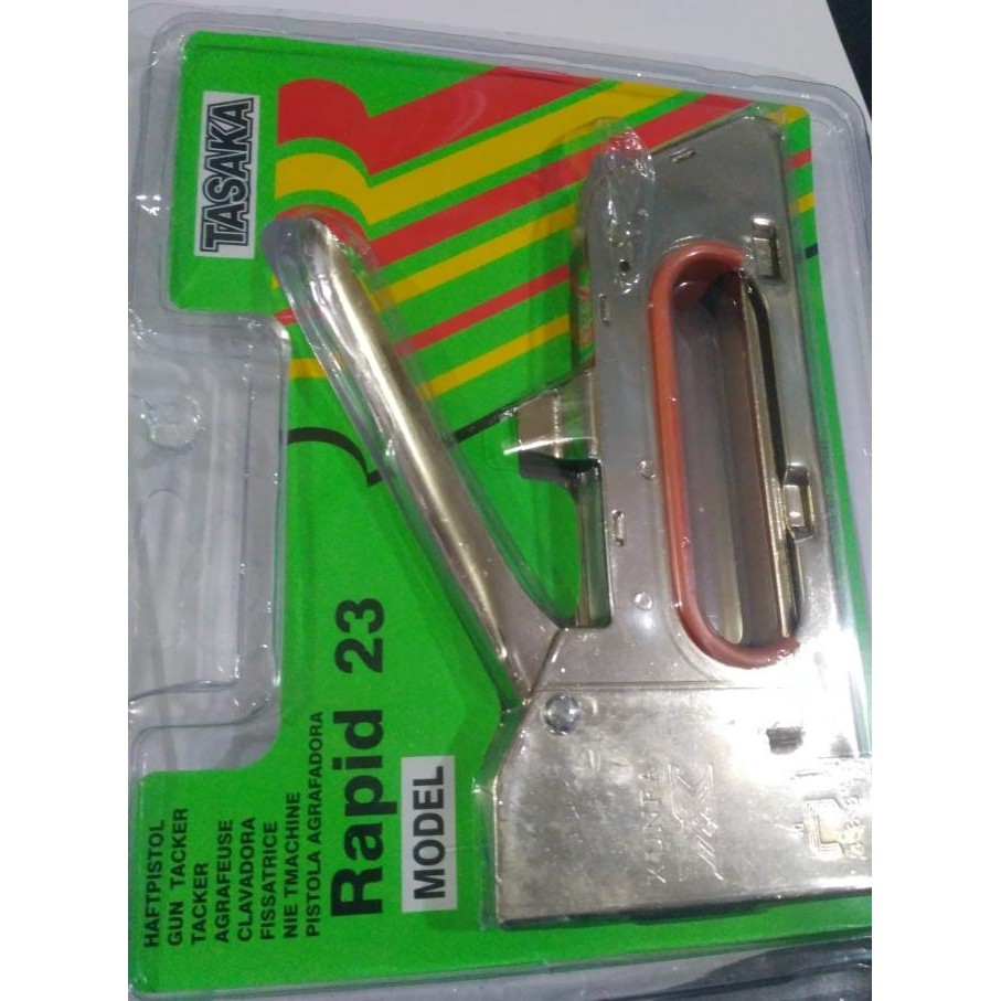 

Terlaris Staples Stapler Gun Besar Hijau Jegrekan Cekrekan Steples Spanduk Sofa Ready Stok