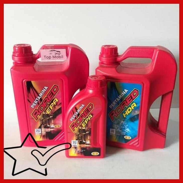 [TOP] OLI TRANSMISI PERTAMINA RORED EPA SAE 90 GL-4 / HDA SAE 90 GL-5