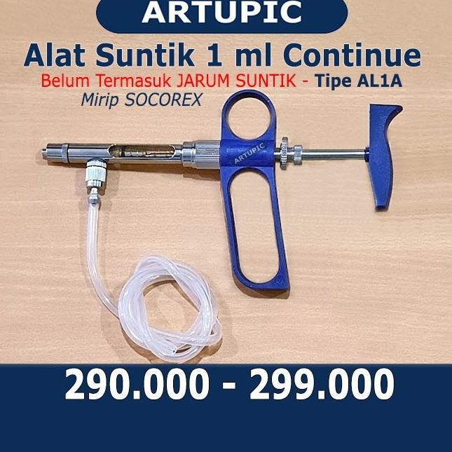 

READY ALAT SUNTIK AL1A INJEKSI VAKSIN MIRIP SOCOREX MEDION 1 ML OTOMATIS AYAM