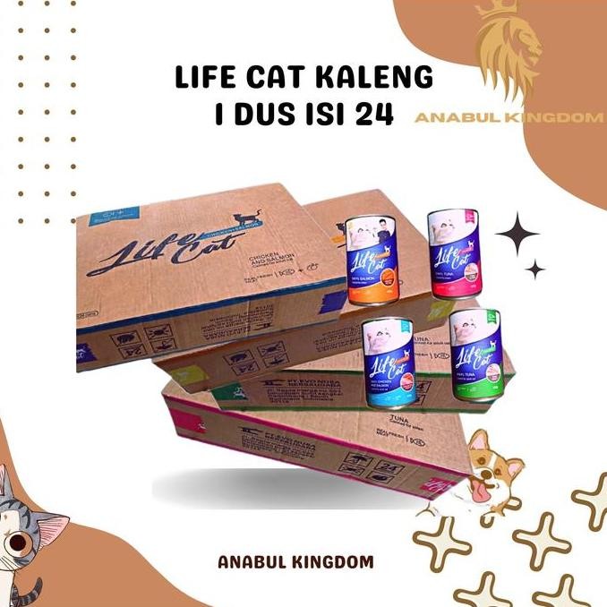 

READY LIFECAT KALENG ISI 24 KALENG RASA TUNA AYAM SALMON KIITEN ADULT