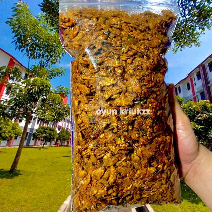 

OBRAL keripik BABY FISH CRISPY PEDAS DAUN JERUK 500 GRAM ( COD ) BEST SELLER food snacks Chips