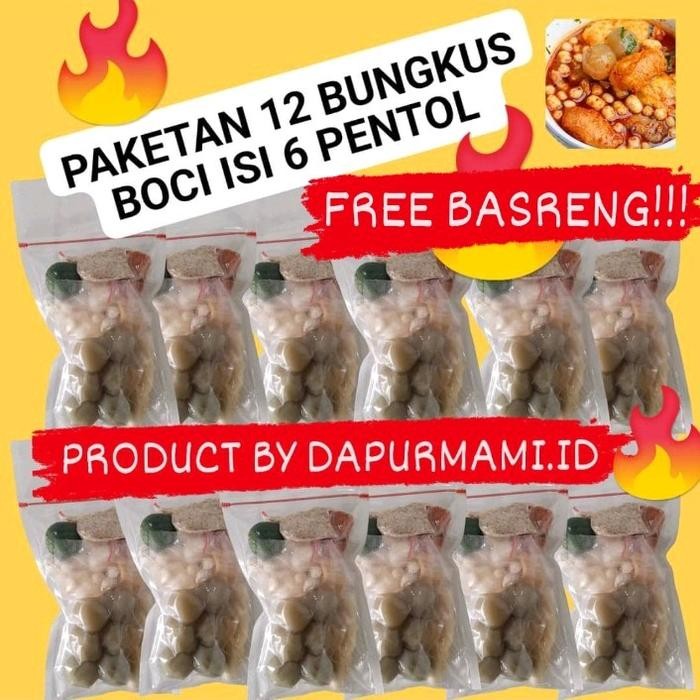 

MURAH BASO ACI 12 PACK PAKETAN BOCI 12 BUNGKUS BAKSO ACI PREMIUM DENGAN KUAH KALDU Cuangki Food