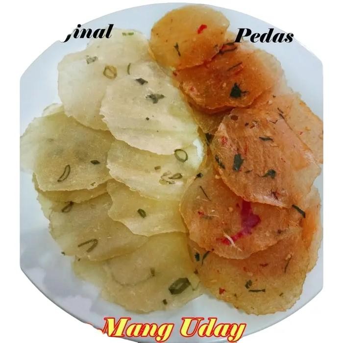 

HEMAT Kerupuk Singkong Opak Enye Mang Uday 250gram - Makanan Tradisional Berbahan Dasar Singkong -