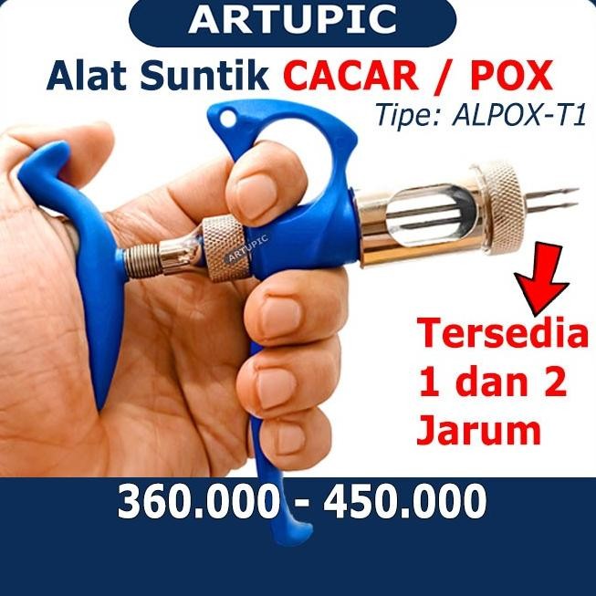 

READY ALAT SUNTIK VAKSIN POX CACAR ALPOX-T1 TUSUK SAYAP AYAM UNGGAS BURUNG