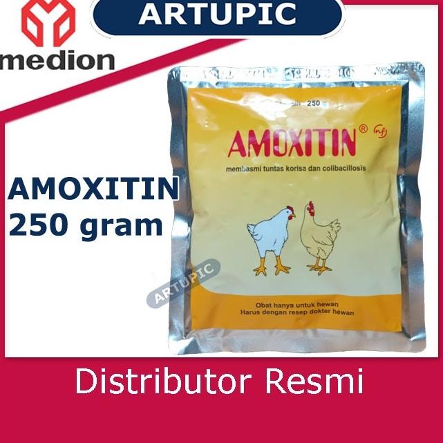 

READY AMOXITIN 250 GRAM AYAM PILEK NGOROK COLIBACILLOSIS UNGGAS PULORUM