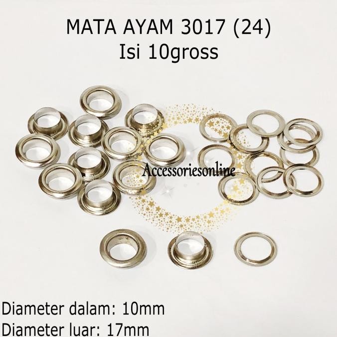 

READY MATA AYAM NICKEL FUJI 24 (3017) - 1 PAK ISI 1440 PCS