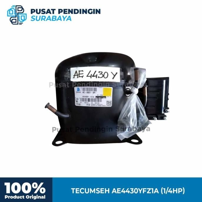 TERBARU - KOMPRESOR SHOWCASE,CHILER 1/4PK TECUMSEH AE4430Y-COMP 1/4PK AE 4430 Y