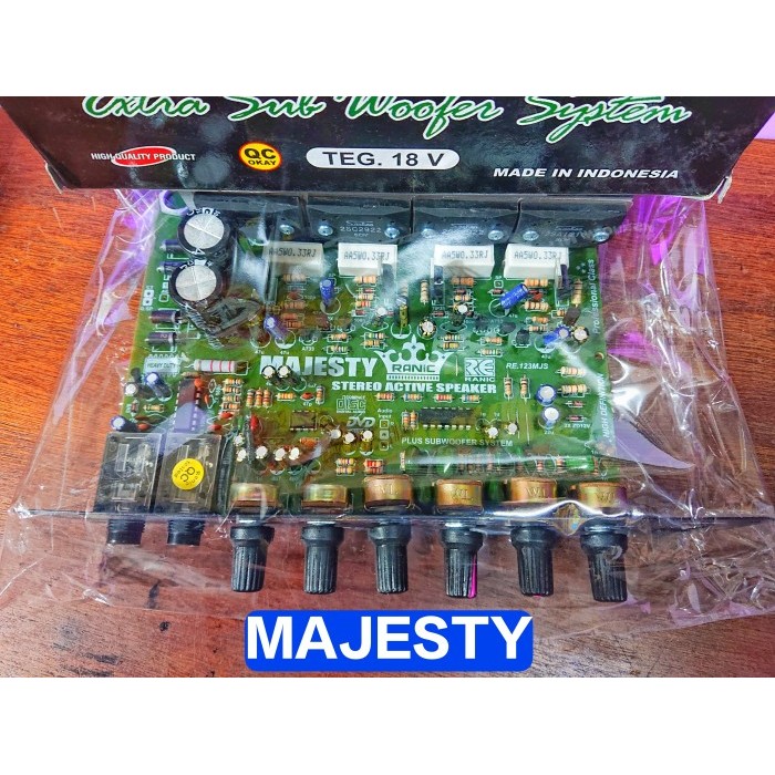 Kit Power Aktif Majesty 391 Kit Speaker Majesty 391 Stereo Majesty 391
