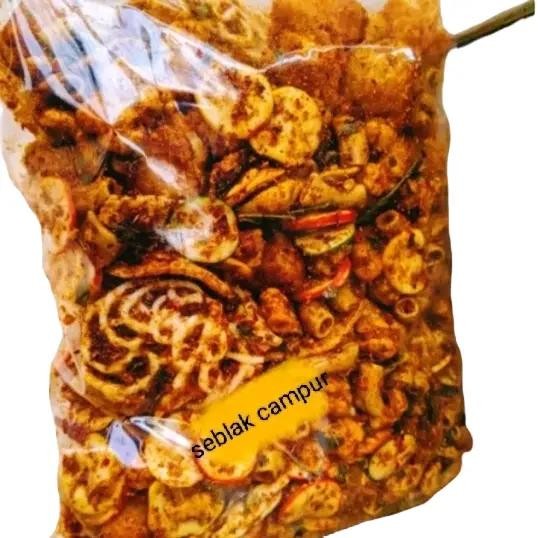 

BERKUALITAS diseblakan seblak mix campur viral pedas daun jeruk 1kg Food Snacks Cemilan