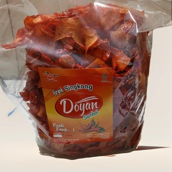 

KOMPLIT Keripik Singkong Pedas Balado 1 Kg Doyan Sambal Camilan Food
