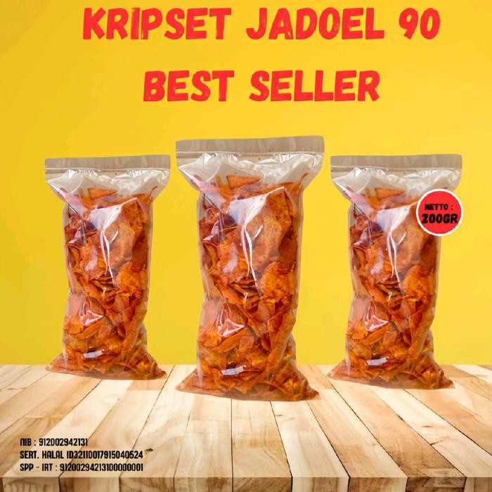 

SALE KRIPSET JADOEL PEDAS ASIN GURIH NAGIH 200gr BIKIN NOSTALGIA Cemilan Keripik Snack Food Kering