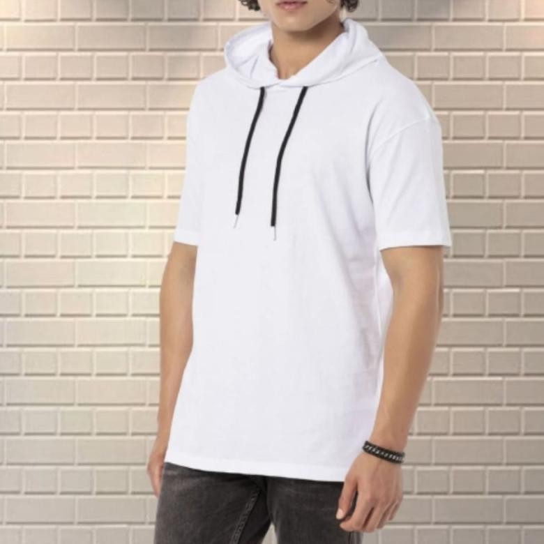 Hoodie Pria / Hoodie Sweater / Hoodie Polos Pria Lengan Pendek / Sweater Keren / Hoodie Kece