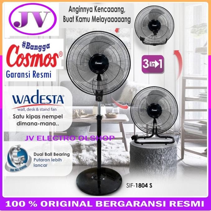 Promo Kipas Angin Tornado Besi 18 Inch 3In1 / Cosmos Sif-1804 S Wadesta