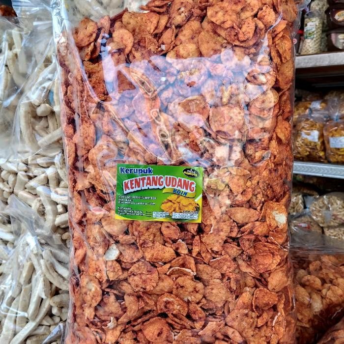 

TERBAIK KENTANG KOIN PEDAS GURIH KEMASAN 1KG camilan food
