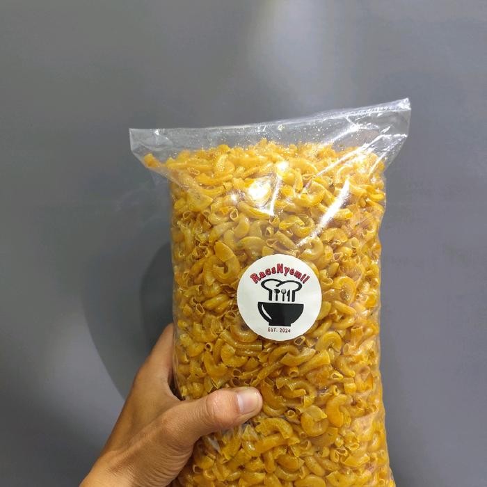 

BERMUTU MAKARONI CIKRUH DAUN JARUK ORIGINAL (TIDAK PEDAS) 250g Makanan Camilan Asin Gurih Snack Food