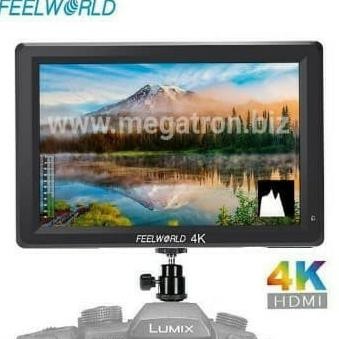 On-Camera Field Monitor 7 Inch Support Resolusi 4K - Feelworld T7 New Stok
