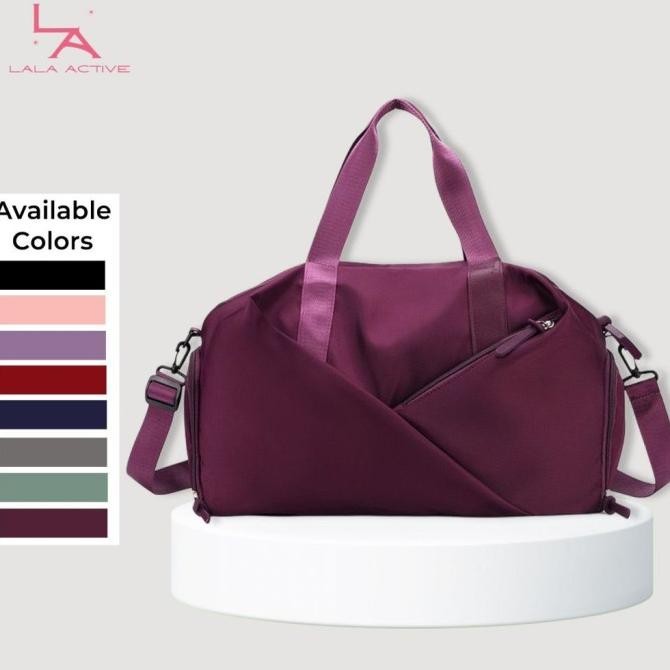 Lala.Active Nixie TRAFEL BAG GYM MULTIFUNGSI 2 in 1 Tas Gym Duffel Bag Olahraga