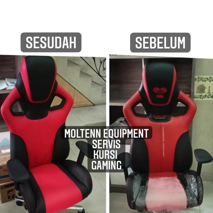 CO Servis kursi gaming (gaming chair) jakarta/luar kota Moltenn Equipment