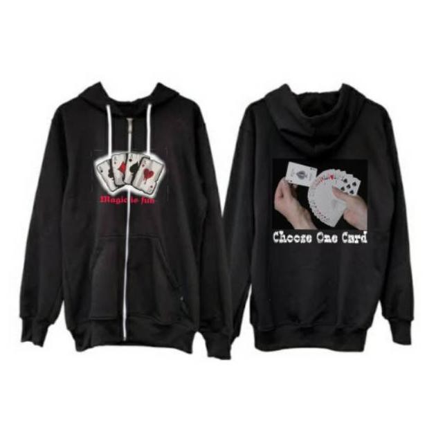 Hoodie Jaket Kartu Remi - Jaket Hoodie Custom
