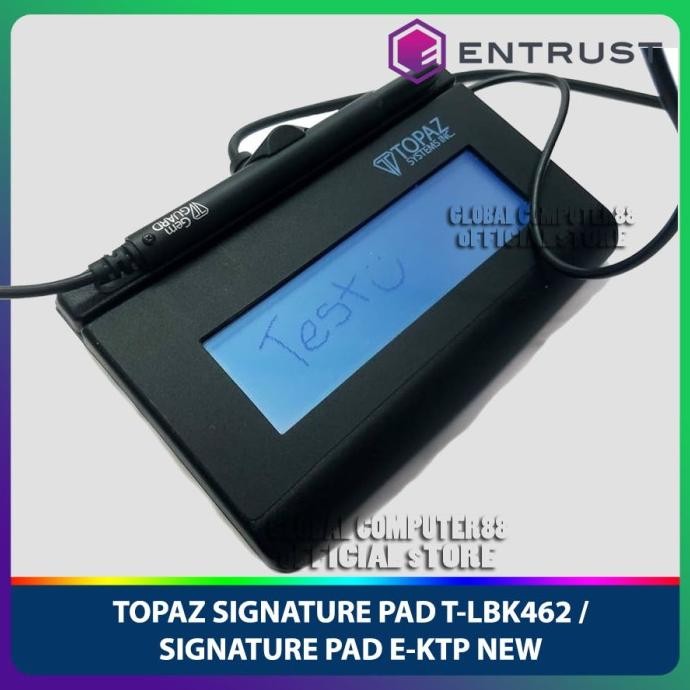 CO TOPAZ SIGNATURE PAD T-LBK462 / SIGNATURE PAD KTP-EL NEW