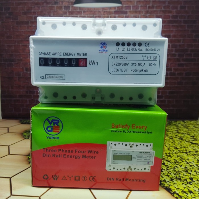 kwh meter XTM1250S 3 phase / 3P / kwh meter 3phase analog Fort