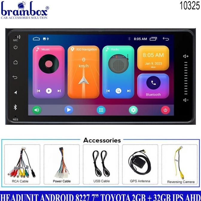 Spesial Head Unit Android 7Inch Toyota 2Gb + 32Gb Tv Tape Mobil Headunit