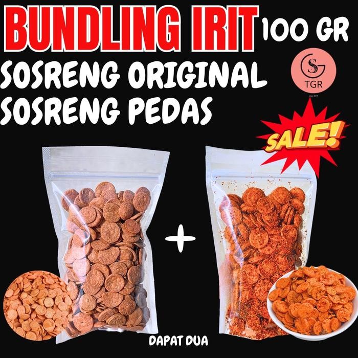 

STOK TERBATAS BUNDLING IRIT SOSIS ORIGINAL + SOSIS PEDAS [ 100GR DAPAT 2 ] Baso Food Frozen Instan