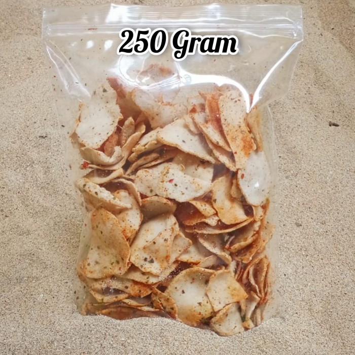 

TERUJI Basreng Pedas 250 Gram Daun Jeruk Basreng Bandung Cemilan Makanan