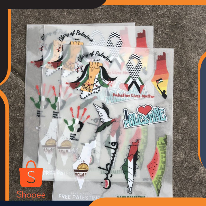 

Promo Stiker Dukungan Palestina Sticker Save Palestine Save Gaza Stiker Pipi Elegan