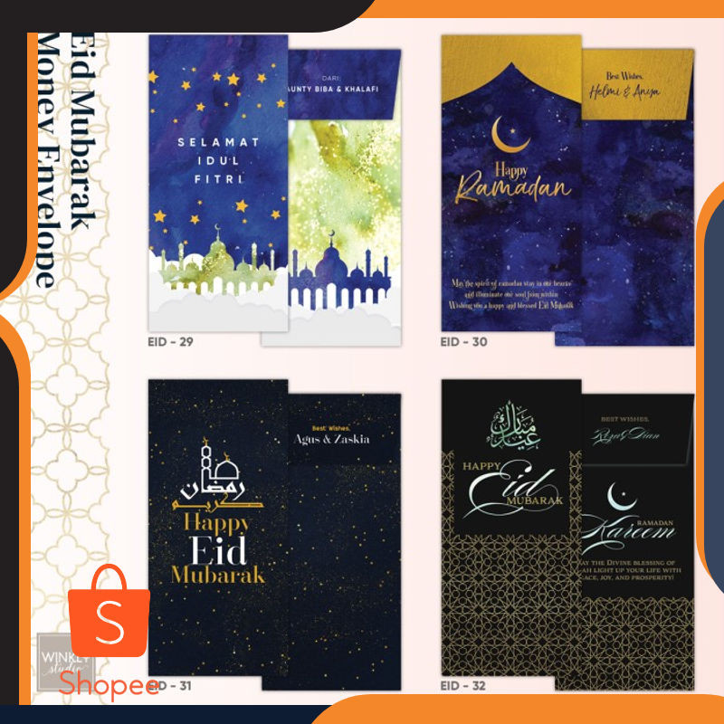 

Murah Custom Amplop Lebaran THR Panjang Angpao Idul Fitri Angpau Hari Raya F - EID-21 Keren