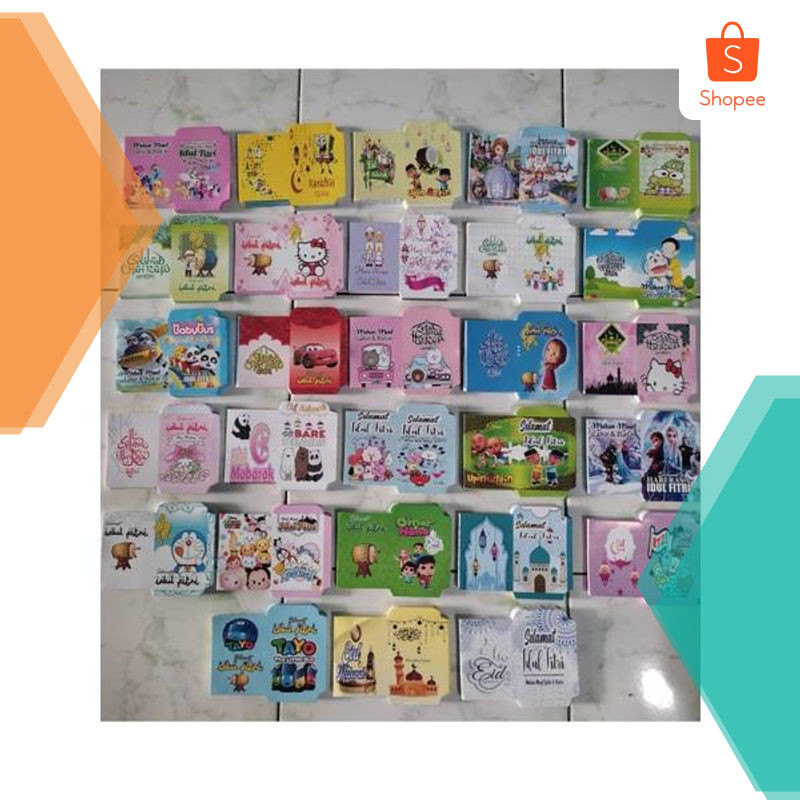 

Grosir AMPLOP ANGPAU LEBARAN IDUL FITRI MOTIF KARAKTER UKURAN KECIL - ISI 20 PCS 6 X 7 CM ( LIPAT 3 ) Keren