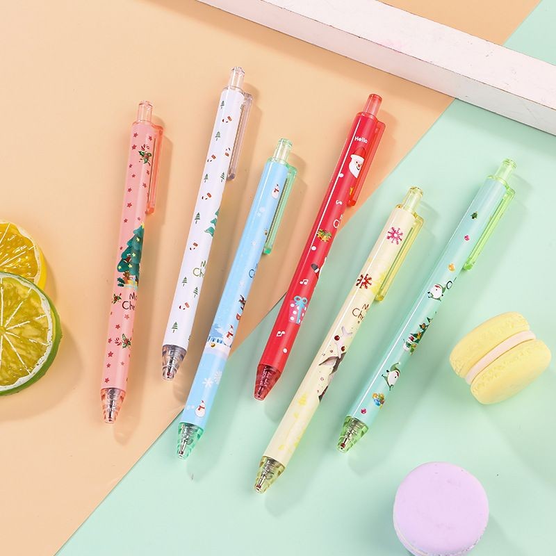 

Button Christmas Pen Limited Pen Japanese Style Students Writing Brush Pen