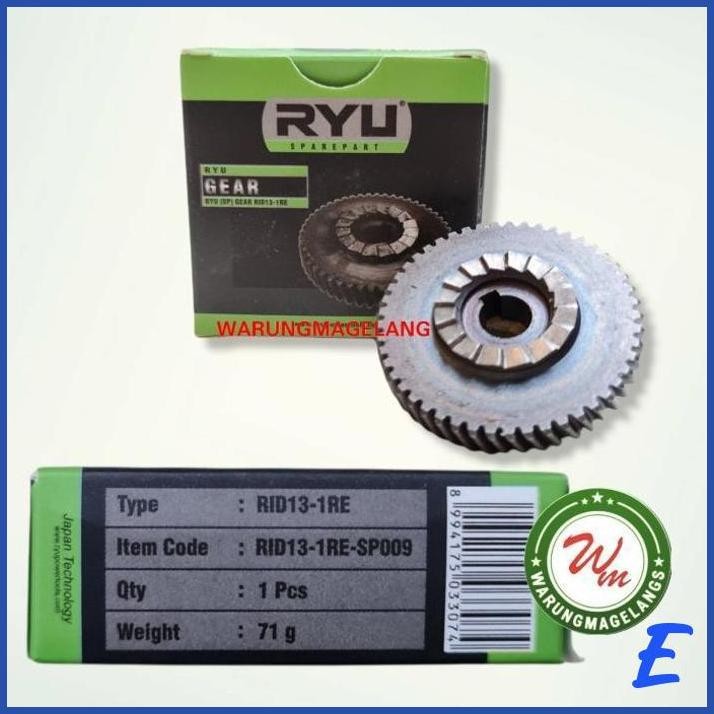 | WUN | GEAR MESIN BOR RYU RID13-1RE GIR GIGI NANAS BOR RID13 1RE RID 13