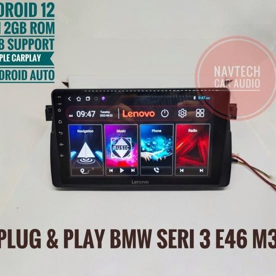 Terjangkau Head Unit Android 9 Inch Bmw Seri 3 E46 M3 / Jead Unit Android Bmw E46