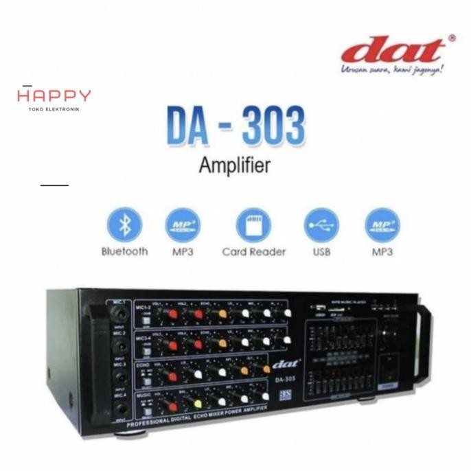 Dat Ampli Dat Da303 Amplifier Dat Da 303 Amplifier Dat Equalizer Dat Ampli Mixing Dat Power Dat Ampl