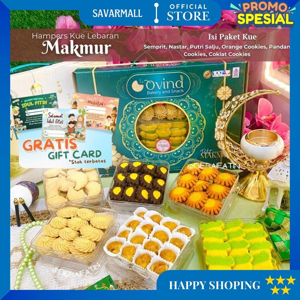 

Promo Ovina Paket Makmur Kue Lebaran Kue Kering Harga Promo / Parcel Lebaran D Promo 3.3