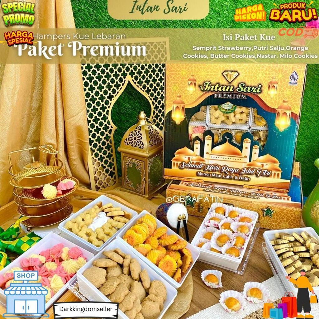 

Paket Kue Lebaran Isi Toples 6 Intan Sari Paket Barokah / Paket Kue Kering Dibuat Tahun 2025 D Best Seller